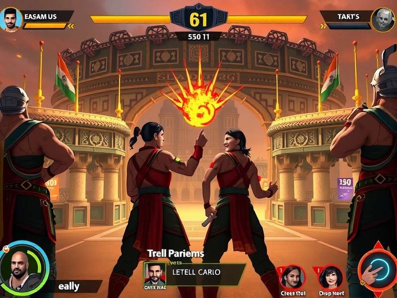 Indian Players Celebrating Victory